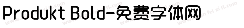 Produkt Bold字体转换